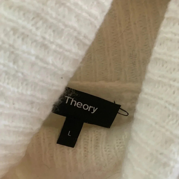Theory Oversized  Tunic Sabine Wool Sweater L - Picture 3 of 9